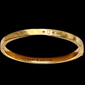 Kate Spade “D” Initial Bracelet Bangle